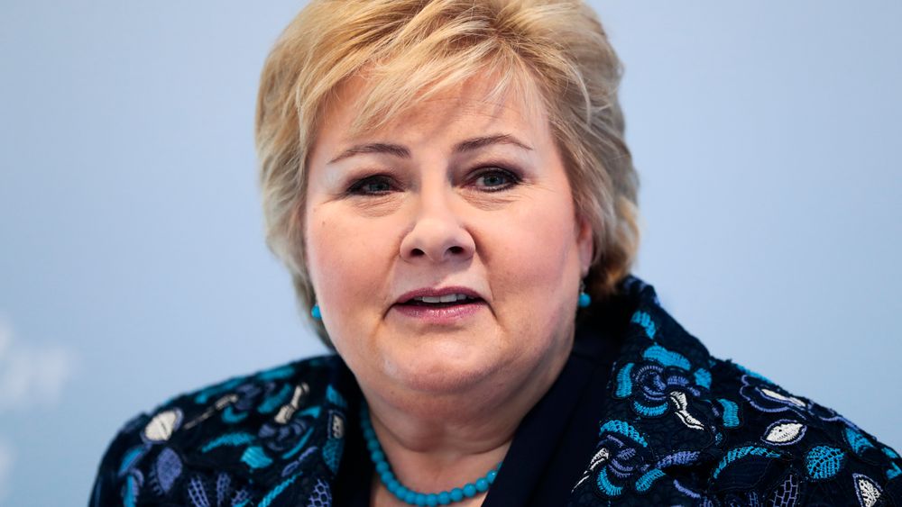 Statsminister Erna Solberg.