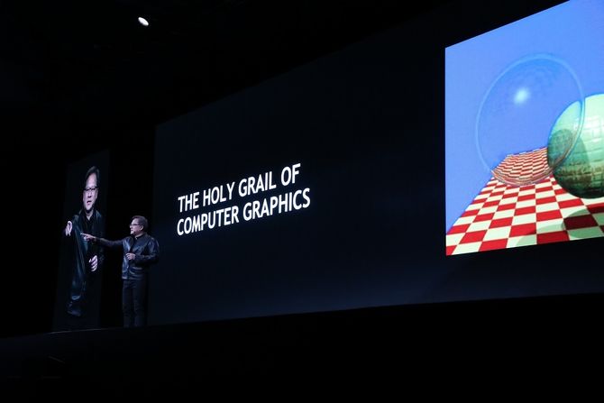 Nvidia-sjef Jensen Huang hevder at sanntids raytracing er "den hellige gral" innenfor datagrafikk.