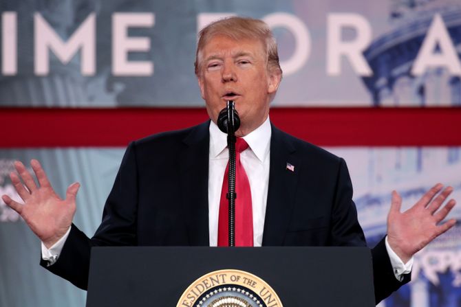 Amerikanernes president Donald Trump.