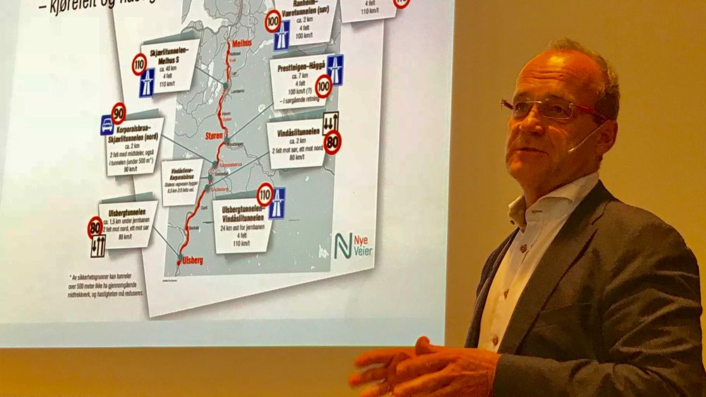 Nye Veiers prosjektdirektør for E6 Trøndelag, Johan Arnt Vatnan melder om stor norsk og utenlandsk interesse for strekningen Kvithammer-Åsen.