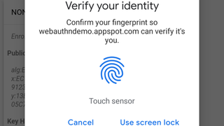 Chrome får støtte for fingeravtrykk-autentisering i Android og på Mac