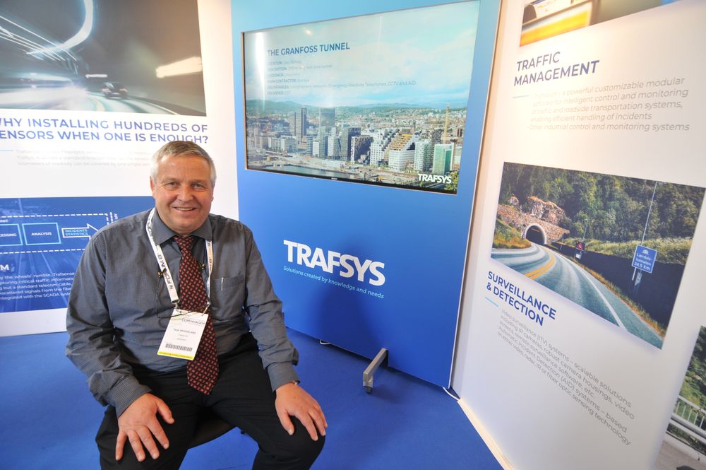 Trafsys med daglig leder Terje Heggeland i spissen har i år slått på stortromma i forbindelse med lanseringen av Trafsense, og stiller med egen stand på ITS World Congress, som en av få norske selskaper.