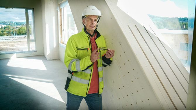 Mjøstårnet i Brumunddal blir verdens høyeste trehus.