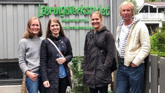 Også Maskinisten Friluftsbarnehage og pedagogisk leder Kristine Johnsen Rishaug fikk besøk av representantene fra PBL og Naturvernforbundet.