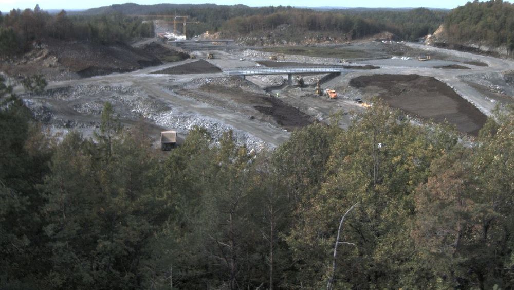 Uhellet skjedde ved Longum Næringspark mellom Tvedestrand og Arendal. 
