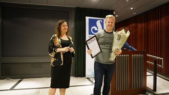 Leder Monica Lid i NONA og nestleder Pål Nisja-Wilhelmsen i NONA. Arkivfoto