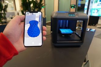 Hologrammene i Holopipe tar i bruk samme 3D-modeller som kan brukes av 3D-printere.