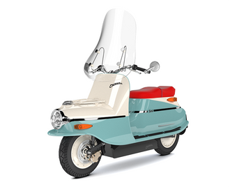 Čezeta type 506 er en retromoped som får nytt liv som elektrisk scooter.