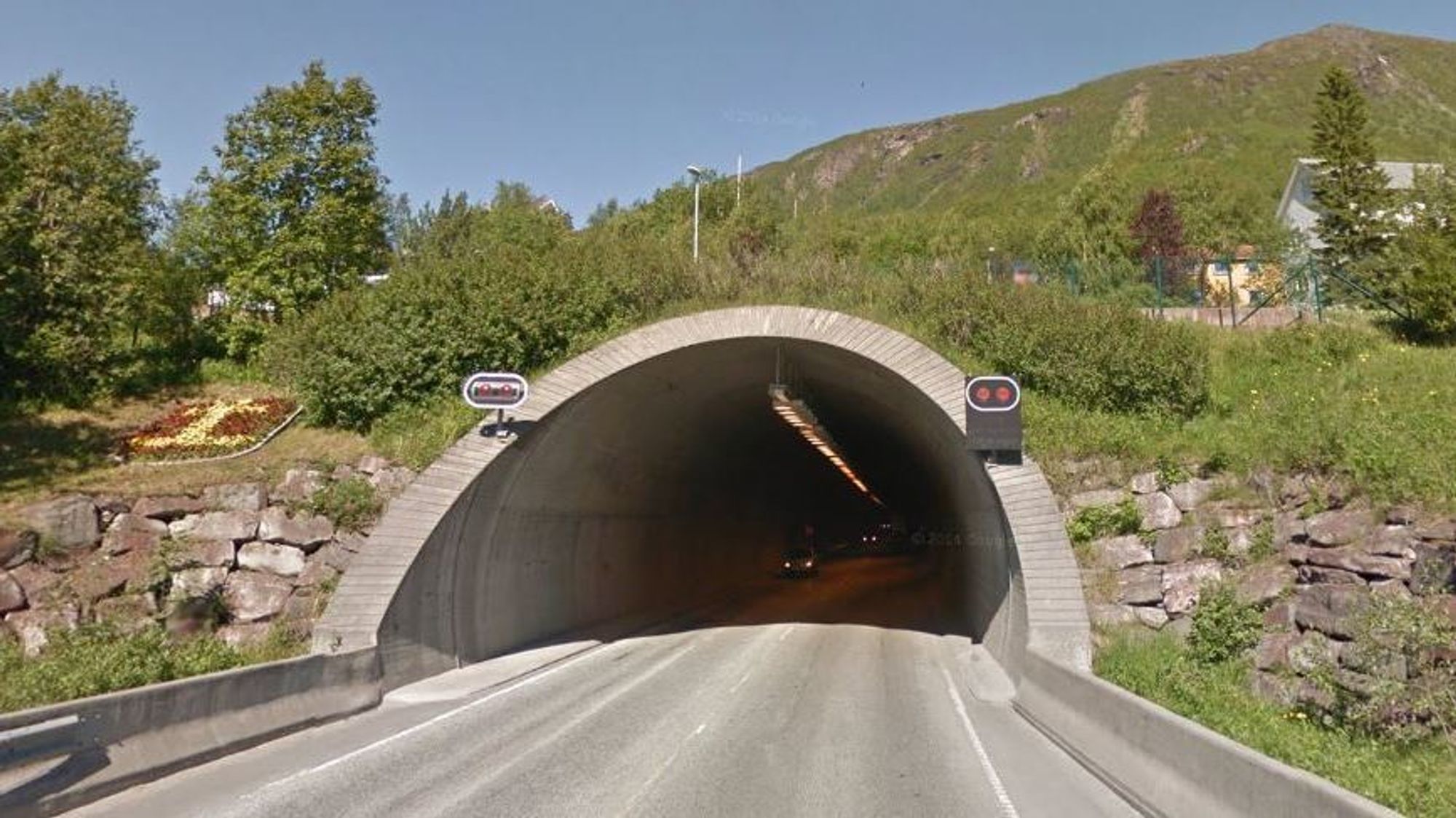 Denne tunnelen åpner for trafikk natt til onsdag. 