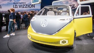 VW ID Buzz i Geneve.