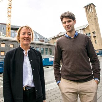 Irene Skiri og Kristoffer Larsen Seivåg leder Ny by-planleggingen i Bodø.