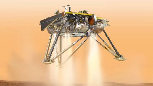 Klar for landing: NASA-sonden InSight skal skaffe ny kunnskap om Mars