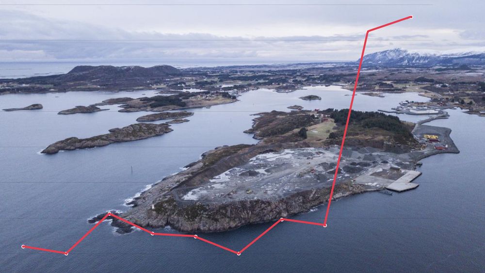 Det planlagte anlegget til Salmon Evolution er blant anleggene som bidrar til veksten i tillatelser til lakseoppdrett på land.