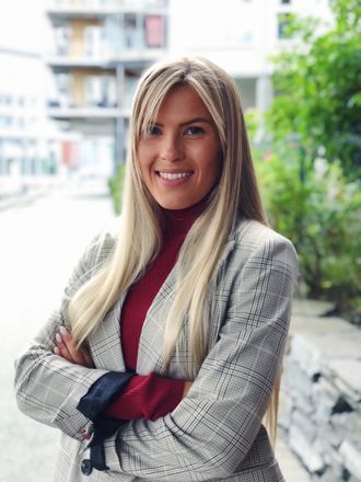 Line Pevik, 24 år, er fast ansatt som skrivende leder for Trd.by i Adresseavisen