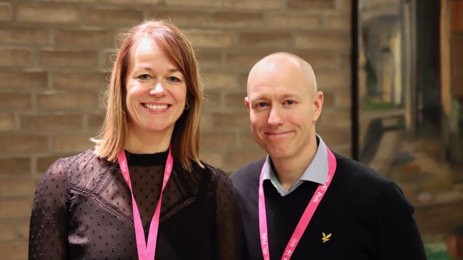 Kjersti Høklingen og Tom Fredrik Lehrmann.