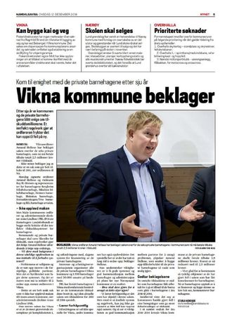 Sak fra Namdalsavisa.