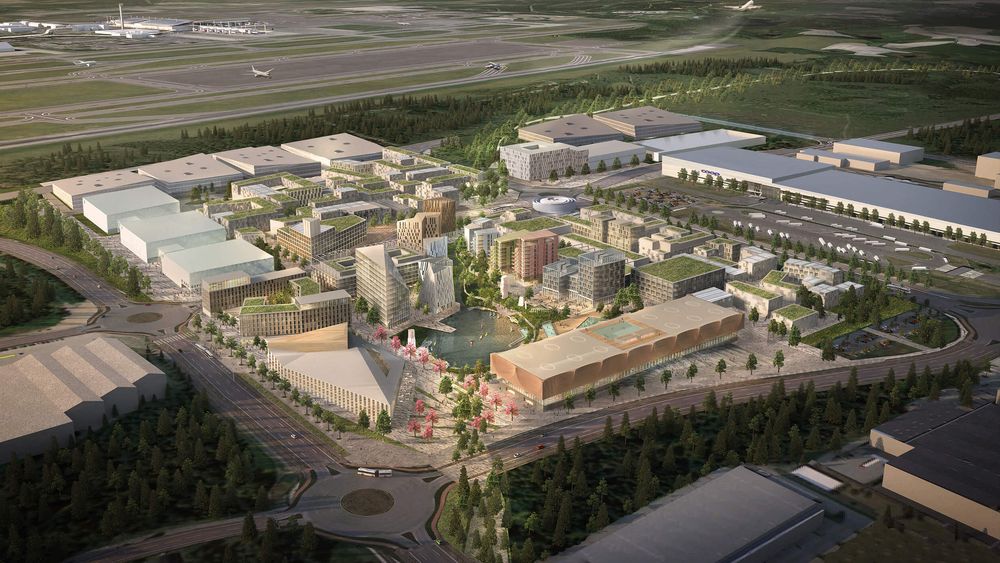 Det skal gå an å ferdes også utenom kurs og konferanser i den nye flyplassbyen på Gardermoen.