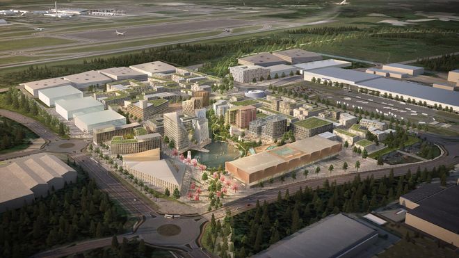 Oslo Airport City utvikles av Thor Thoeneie og Vedal