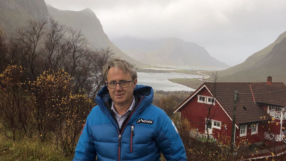 Kronikkforfatter er dekningsdirektør Bjørn Amundsen i Telenor, her fotografert i Lofoten.