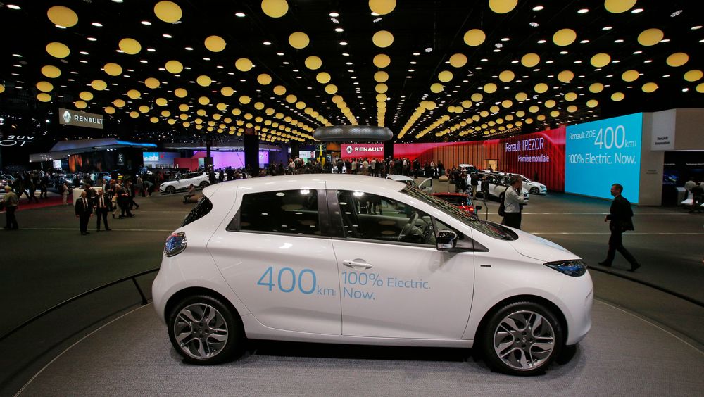 Bilflåten består av Renault Zoe.