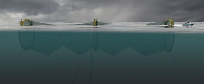 Pelaqua AS
Gründerselskap – dannet av Mads F. Heiervang, Pål Grøthe Sandnes, Audun Gravdal Johansen og Bernt Sørby.
Utviklet merdkonseptet Waveflex for eksponerte lokasjoner, bølger opp til Hs 15m
Konseptet er basert på tre stålringer, stilt vertikalt i vannet, slakkforankret med kjettingliner til havbunnen, med nøter spent opp rundt. To separate kamre for fisk. Fôring, oksygen mm. Via stålringene. Størrelse fullskala: Diameter på ringene: 50 meter. Total lengde: 240 meter. Biomasse: 6.234 tonn