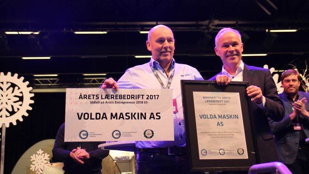 Volda Maskin vant prisen i fjor. 