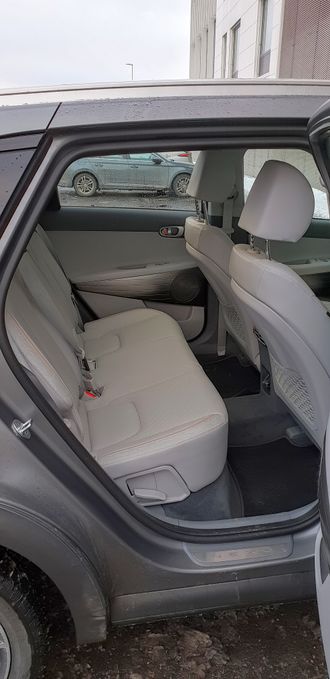 Baksetet i Hyundai Nexo.