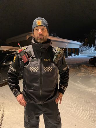 Innsatsleder og politiførstebetjent i Troms, Ragnar Schjølset.