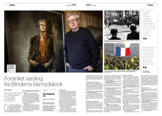 Skjermdump fra Aftenpostens papiravis onsdag 6. februar.