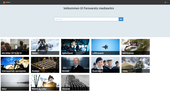 Forsvarets mediearkiv.