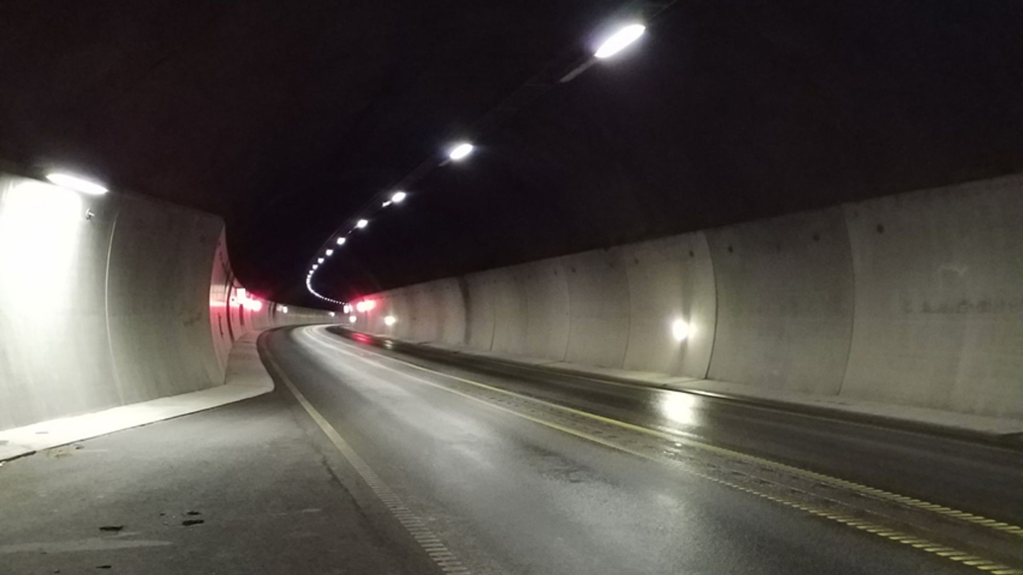 Øyertunnelen på E6 i Gudbrandsdalen.