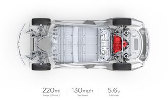 Den billigste Model 3-varianten.