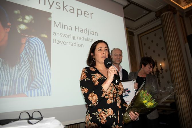 Mina Hadjian er årets nyskaper i Oslo redaktørforening