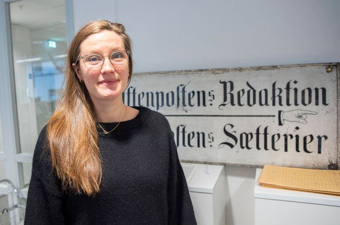Podkastansvarlig og produsent Karoline Fossland (31) i Aftenposten.