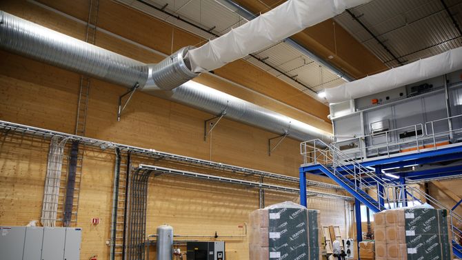 Hunton trefiberisolasjon ny fabrikk Gjøvik