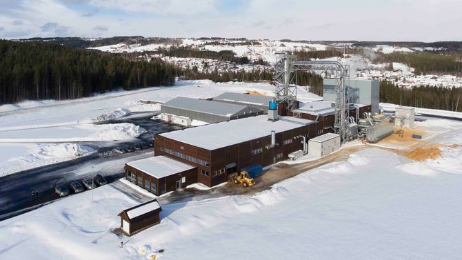 Hunton trefiberisolasjon ny fabrikk Gjøvik