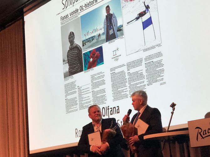 Fra prisutdelingen Gullparaplyen i Bergen 15. mars 2019.