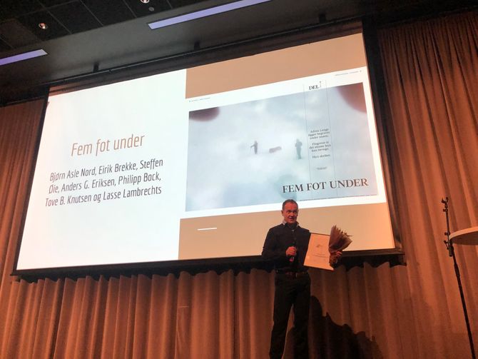Fra prisutdelingen Gullparaplyen i Bergen 15. mars 2019.