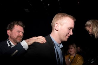 Markus Tobiassen - her fra da han vant SKUP-prisen i 2019.