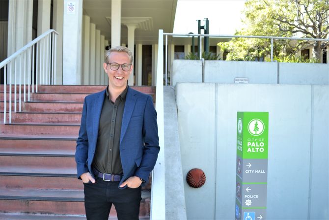 Svend Aspaas (24) var i vinter kommunikasjonspraktikant i Silicon Valley.