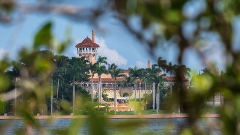 Donald Trumps eiendom i Mar-a-Lago i Florida.