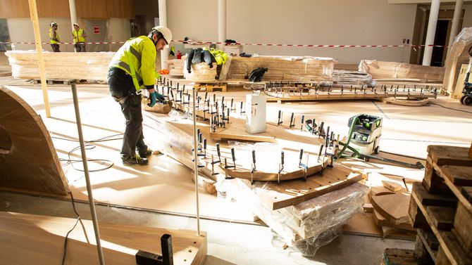 Horten VGS trapp arkitekt risa meyer tron
