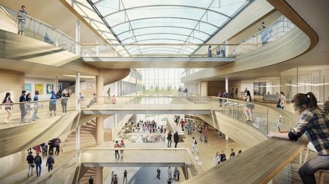 Horten VGS trapp arkitekt risa meyer tron