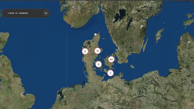 Skal bruke mobilen for å lagre "Lyden av Danmark" for ettertiden