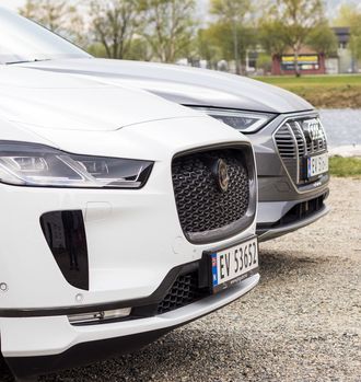 Jaguar I-Pace og Audi E-Tron er to elektriske SUV-er.