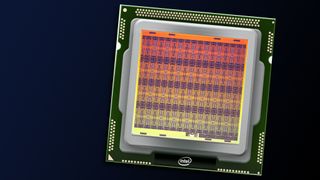 Intel Loihi, nærbilde av prosessoren
