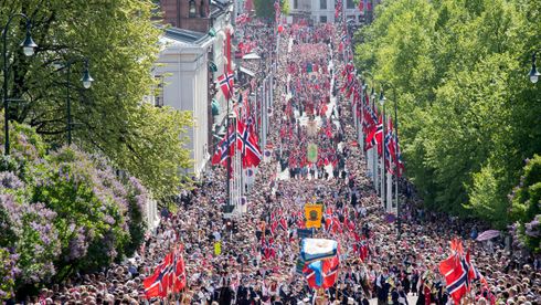 Her fra årets 17. mai-feiring i Oslo.