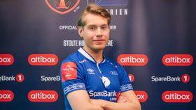 Johan Færaas er klar for å showe foran publikum.