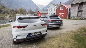 Jaguar I-Pace og Audi E-Tron.