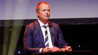 PBLs landsmøte. Styreleder Eirik Husby.